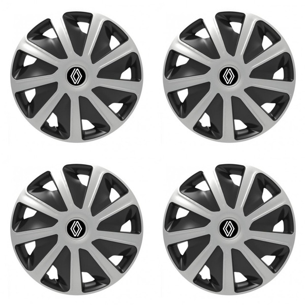 poklice pro Renault (nové logo) pre dodávky 15 Craft silver and black