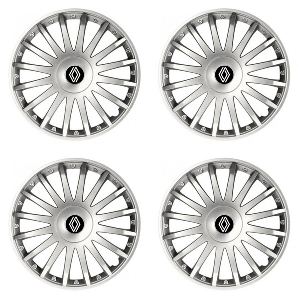 poklice pro Renault (nové logo) 15 CRYSTAL silver