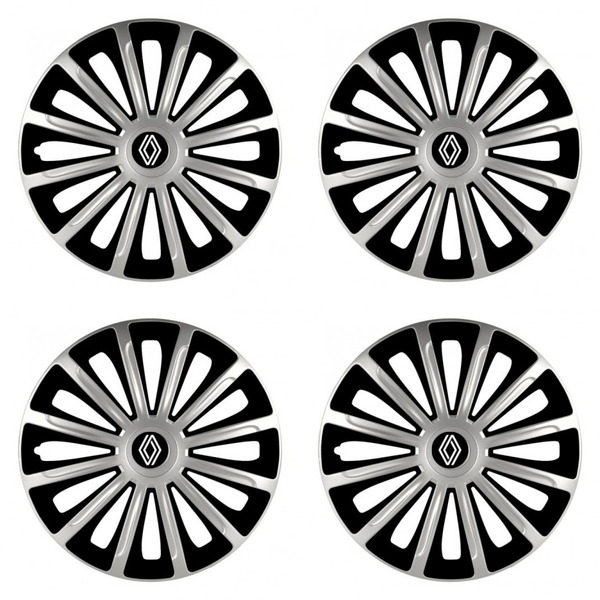 poklice pro Renault (nové logo) 16 TREND silver and black