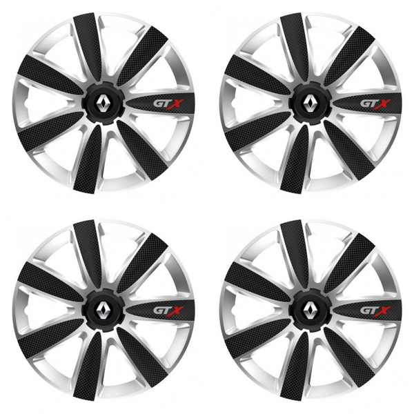 poklice pro Renault (staršie logo) 15 GTX CARBON silver/black