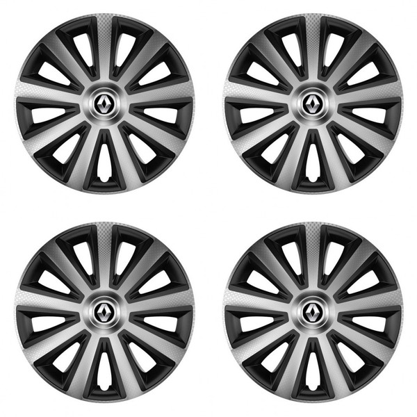 poklice pro Renault (staršie logo) 16 Aviator carbon silver&black