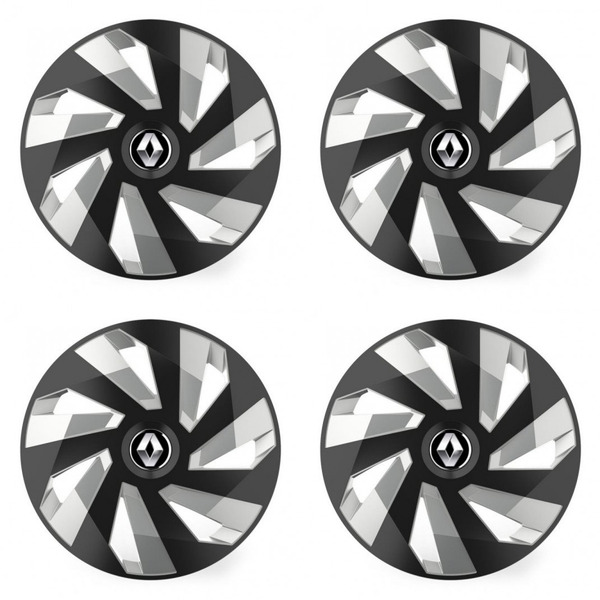 poklice pro Renault (staršie logo) 15 Vector RC black and silver