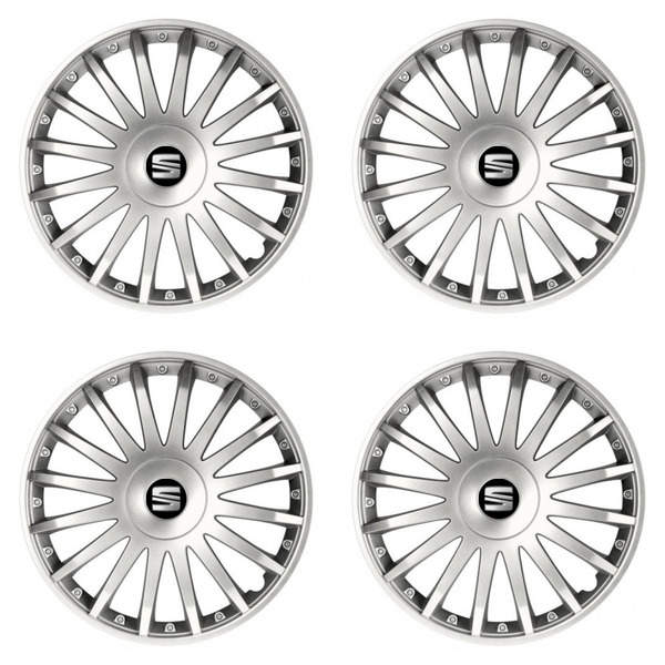 poklice pro Seat 15 CRYSTAL silver