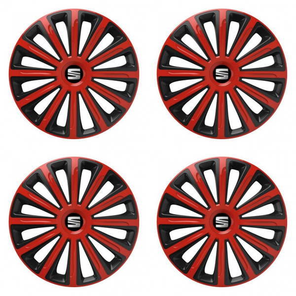 poklice pro Seat 15 TREND red and black