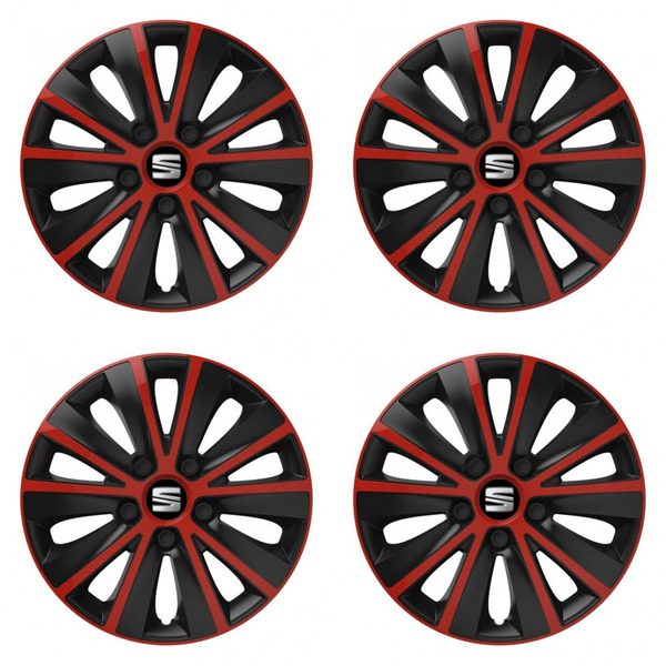 poklice pro Seat 15 RAPIDE red and black