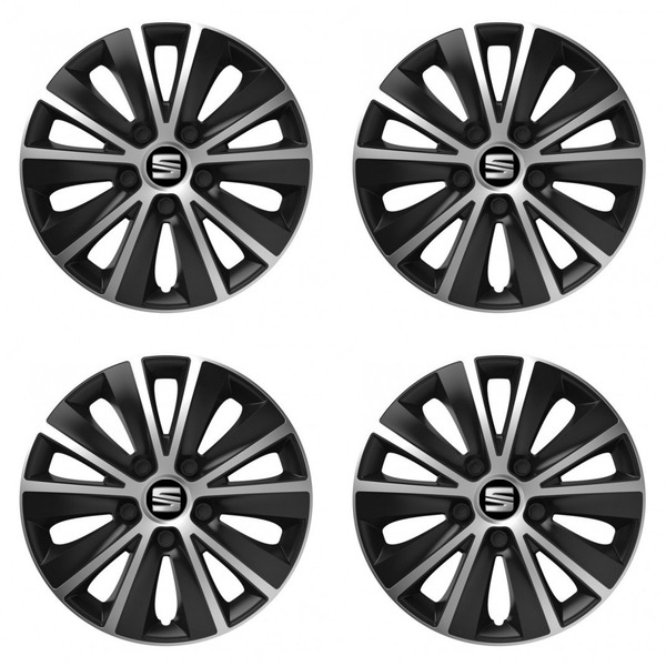 poklice pro Seat 15 RAPIDE silver and black