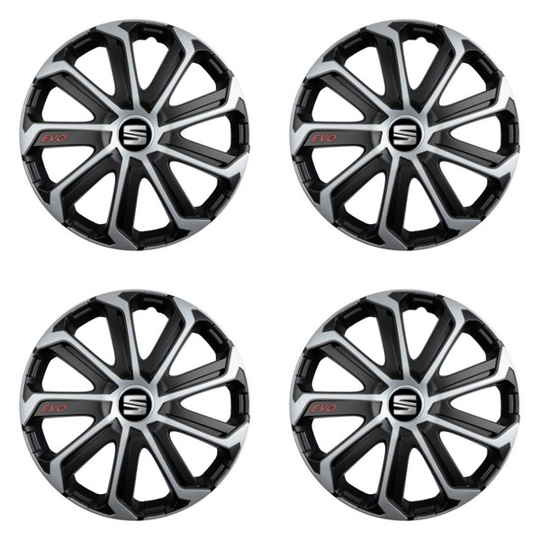 poklice pro Seat 14 Evo black&silver