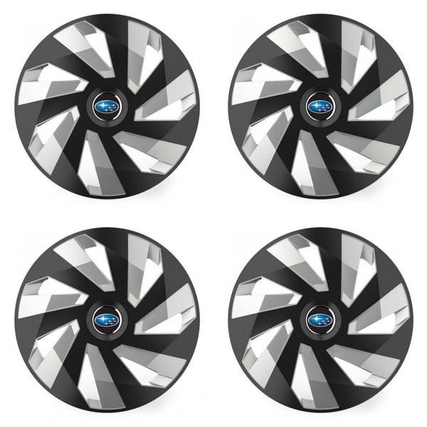 poklice pro Subaru 14 Vector RC black and silver