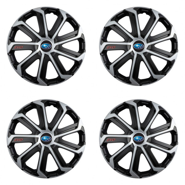 poklice pro Subaru 14 Evo black&silver