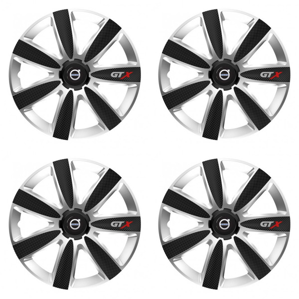 poklice pro Volvo (černé) 16 GTX CARBON silver/black