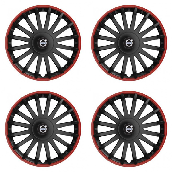 poklice pro Volvo (černé) 16 CRYSTAL RO black