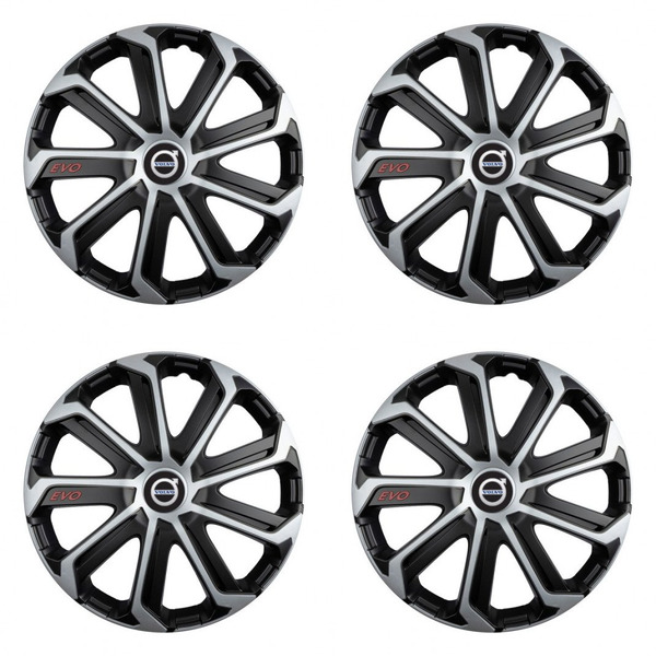 poklice pro Volvo (černé) 16 Evo black&silver