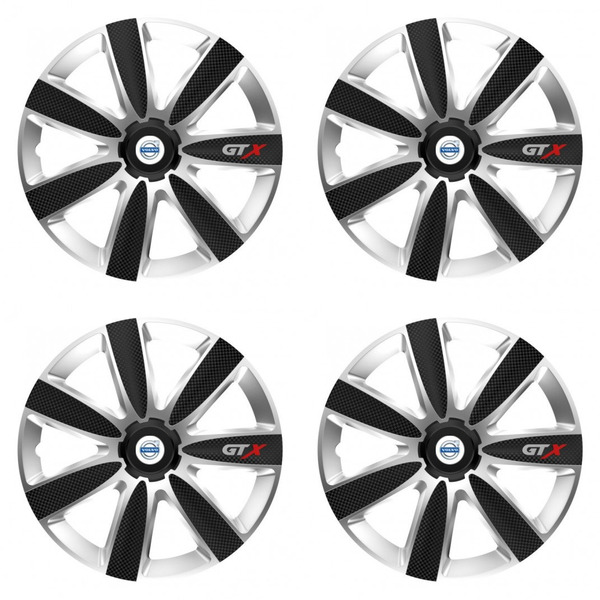 poklice pro Volvo (bílé) 15 GTX CARBON silver/black