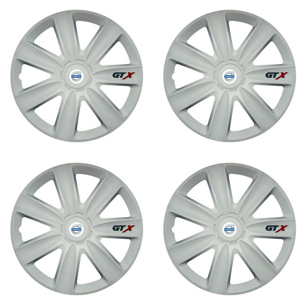 poklice pro Volvo (bílé) 14 GTX carbon white