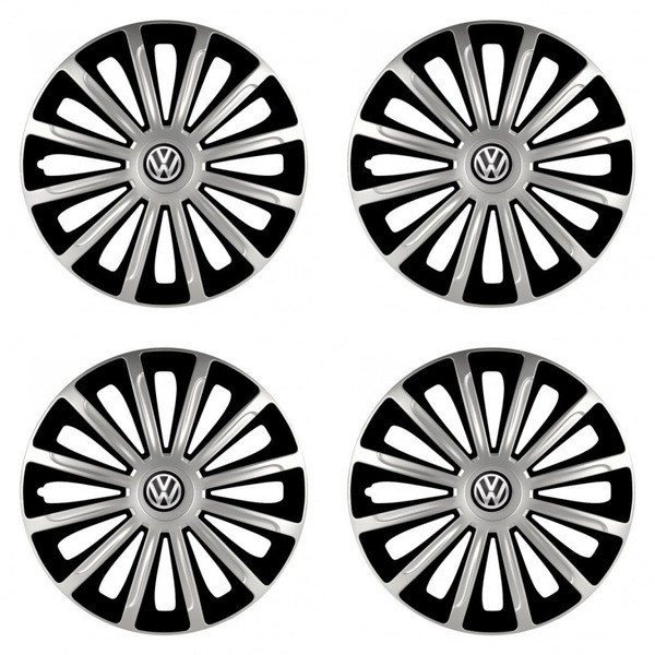 poklice pro VW (černé) 15 TREND silver and black