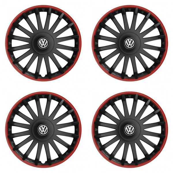 poklice pro VW (černé) 15 CRYSTAL RO black