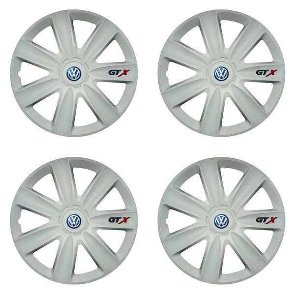 poklice pro VW (modré) 14 GTX carbon white