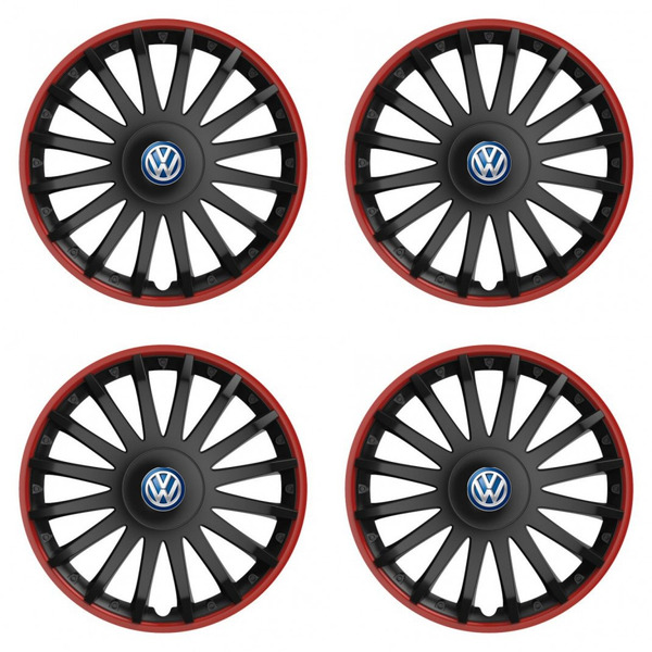 poklice pro VW (modré) 16 CRYSTAL RO black